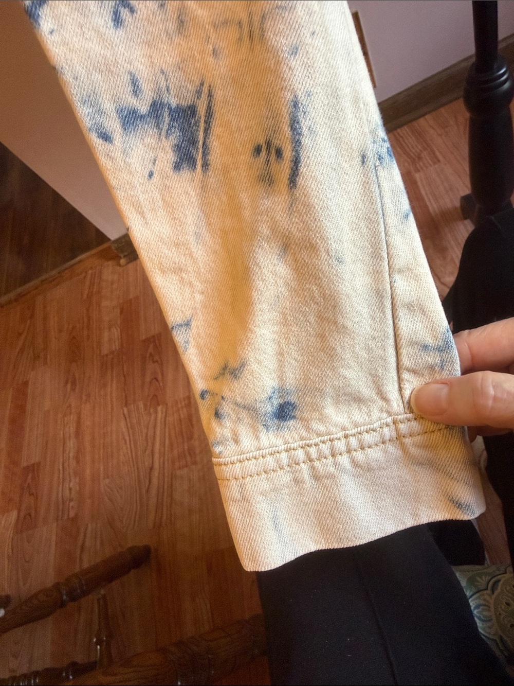 FREE PEOPLE-JONES TIE DYE BLUE-NWTS-SIZE LARGE - Picture 7 of 15